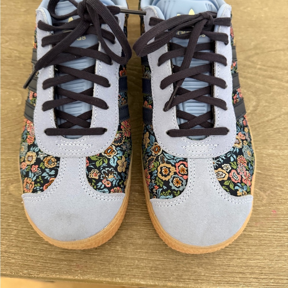 Adidas Gazelle X Liberty London Sneakers (size: 6.5 Big Kids or Women’s 8.5/9) - Picture 6 of 10